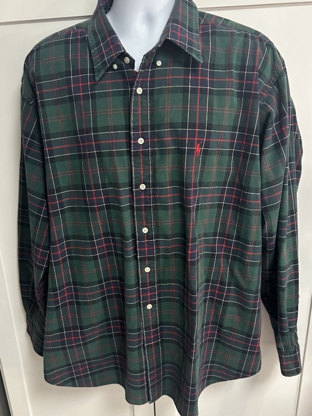 Ralph Lauren Blake XXL Long Sleeve Plaid Shirt Casual
